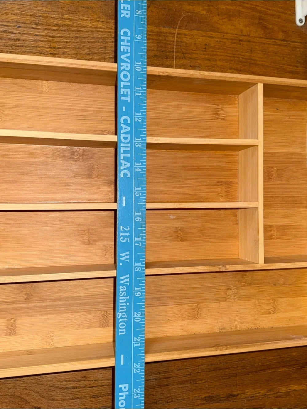 Bamboo Cutlery Drawer Organizer - Natural